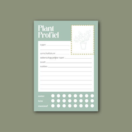 Plantprofiel blok